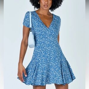 Princess Polly The Sting Mini Dress Blue